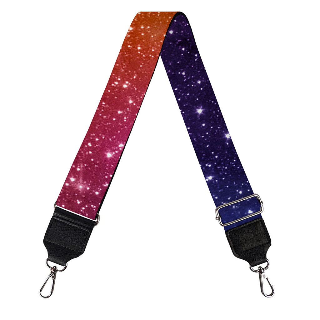 Colorful Stardust Galaxy Space Print Bag Strap