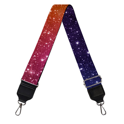 Colorful Stardust Galaxy Space Print Bag Strap