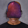 Colorful Stardust Galaxy Space Print Baseball Cap