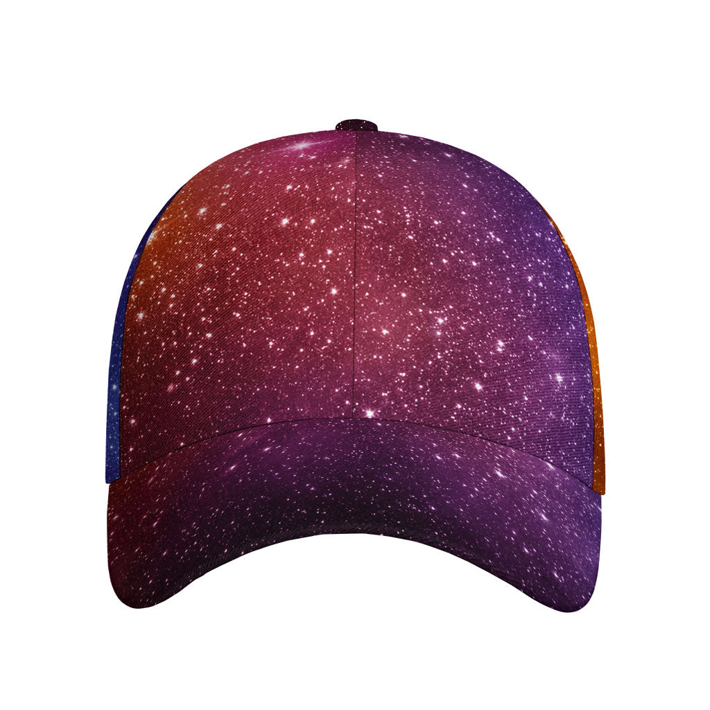 Colorful Stardust Galaxy Space Print Baseball Cap