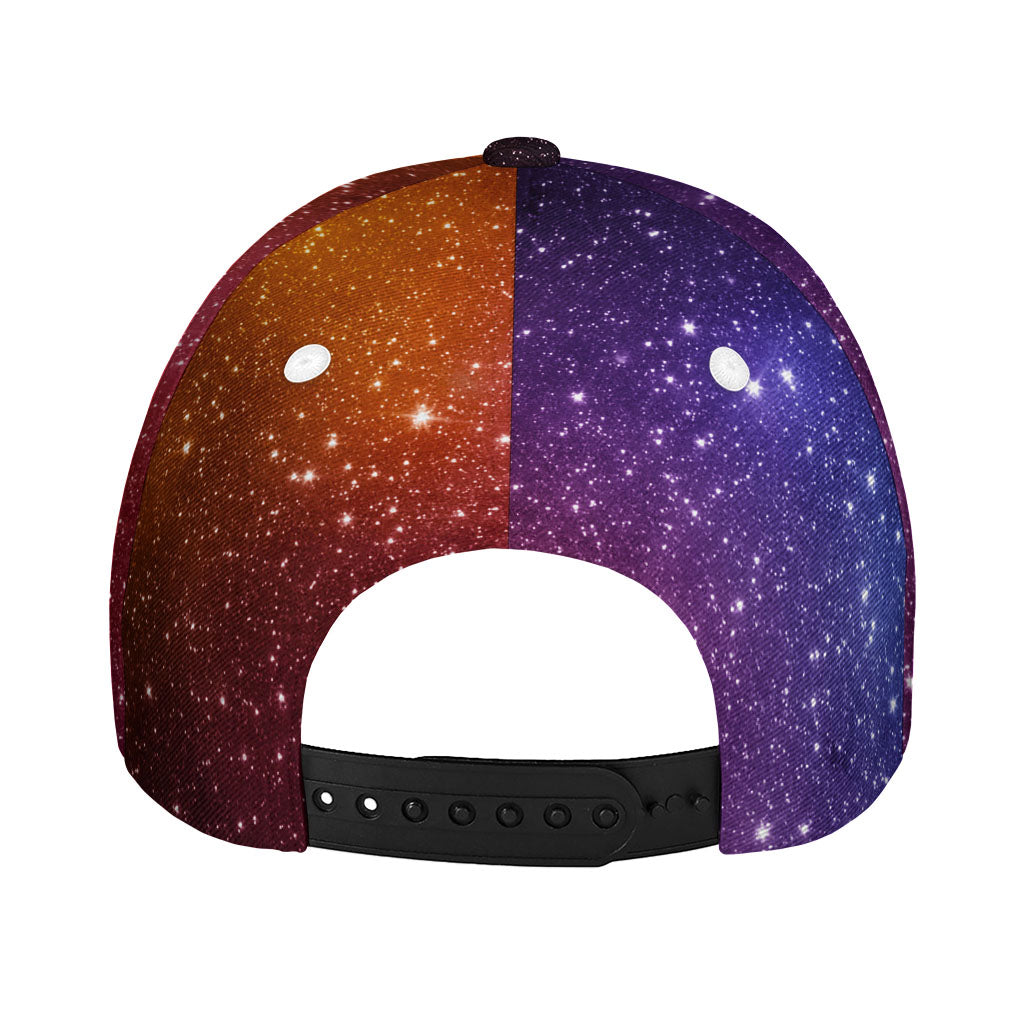 Colorful Stardust Galaxy Space Print Baseball Cap