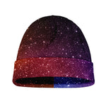 Colorful Stardust Galaxy Space Print Beanie