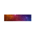 Colorful Stardust Galaxy Space Print Bed Runner