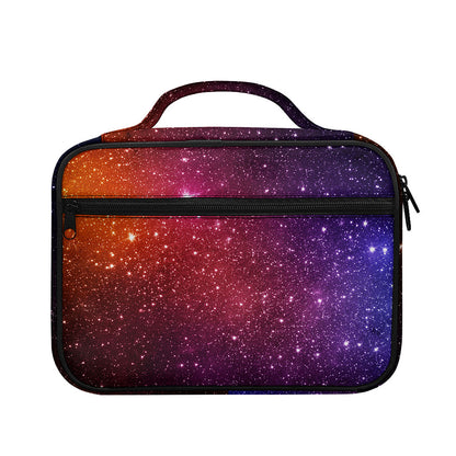 Colorful Stardust Galaxy Space Print Briefcase Bible Bag