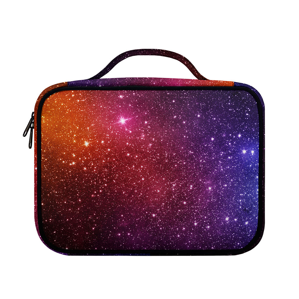 Colorful Stardust Galaxy Space Print Briefcase Bible Bag