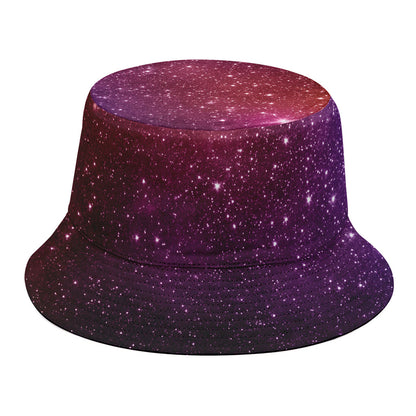 Colorful Stardust Galaxy Space Print Bucket Hat