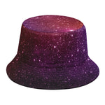 Colorful Stardust Galaxy Space Print Bucket Hat