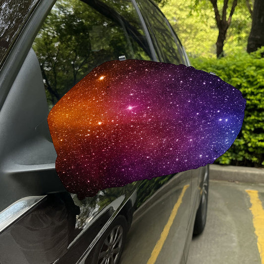 Colorful Stardust Galaxy Space Print Car Side Mirror Covers