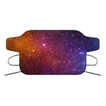 Colorful Stardust Galaxy Space Print Car Windshield Snow Cover