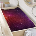 Colorful Stardust Galaxy Space Print Changing Pad Cover