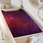 Colorful Stardust Galaxy Space Print Changing Pad Cover