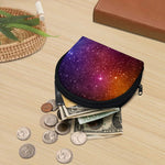 Colorful Stardust Galaxy Space Print Coin Purse