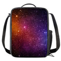 Colorful Stardust Galaxy Space Print Crossbody Lunch Bag
