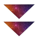 Colorful Stardust Galaxy Space Print Dog Bandana
