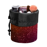 Colorful Stardust Galaxy Space Print Drawstring Makeup Bag