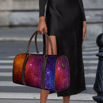 Colorful Stardust Galaxy Space Print Duffle Bag