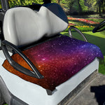 Colorful Stardust Galaxy Space Print Golf Cart Seat Cover