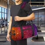 Colorful Stardust Galaxy Space Print Gym Bag