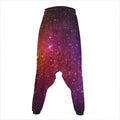 Colorful Stardust Galaxy Space Print Hammer Pants