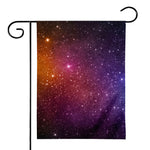 Colorful Stardust Galaxy Space Print House Flag