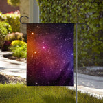 Colorful Stardust Galaxy Space Print House Flag