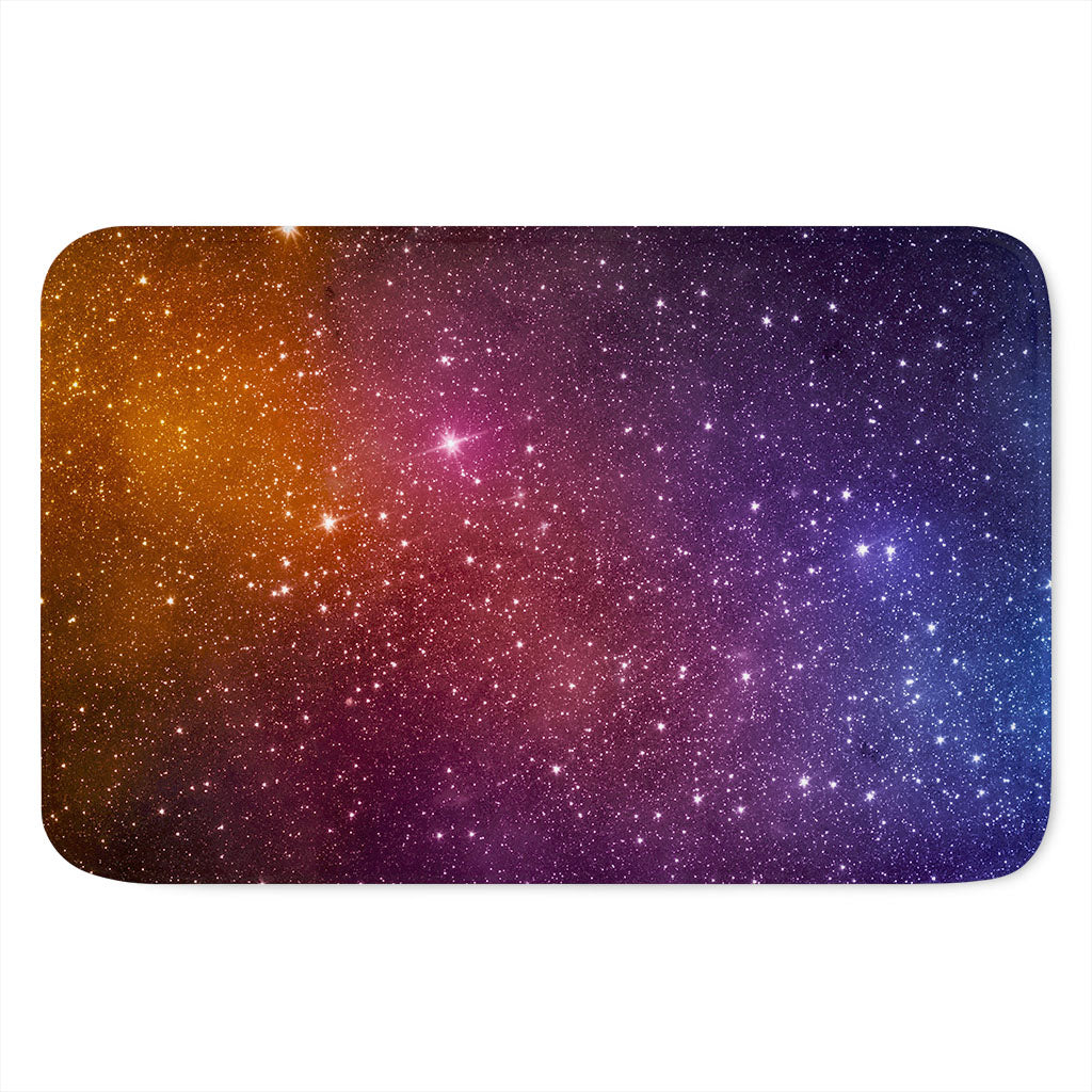 Colorful Stardust Galaxy Space Print Indoor Door Mat