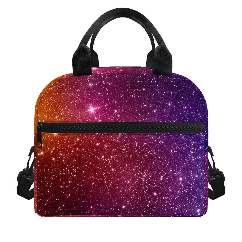Colorful Stardust Galaxy Space Print Insulated Lunch Bag