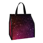 Colorful Stardust Galaxy Space Print Insulated Lunch Tote