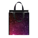 Colorful Stardust Galaxy Space Print Insulated Lunch Tote