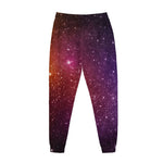 Colorful Stardust Galaxy Space Print Jogger Pants