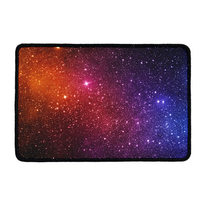 Colorful Stardust Galaxy Space Print Kitchen Mat