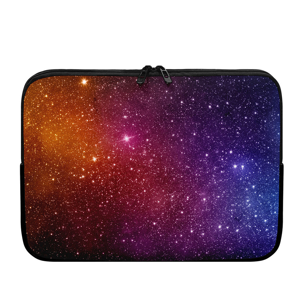 Colorful Stardust Galaxy Space Print Laptop Sleeve
