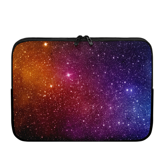 Colorful Stardust Galaxy Space Print Laptop Sleeve