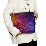 Colorful Stardust Galaxy Space Print Laptop Sleeve