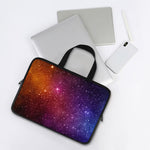 Colorful Stardust Galaxy Space Print Laptop Sleeve With Handle