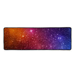 Colorful Stardust Galaxy Space Print Long Kitchen Mat