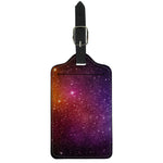Colorful Stardust Galaxy Space Print Luggage Tag