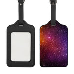 Colorful Stardust Galaxy Space Print Luggage Tag