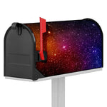 Colorful Stardust Galaxy Space Print Mailbox Cover