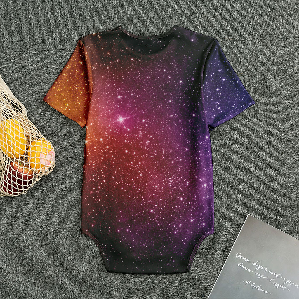 Colorful Stardust Galaxy Space Print Men's Bodysuit