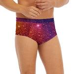 Colorful Stardust Galaxy Space Print Men's Briefs