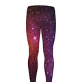 Colorful Stardust Galaxy Space Print Men's Leggings