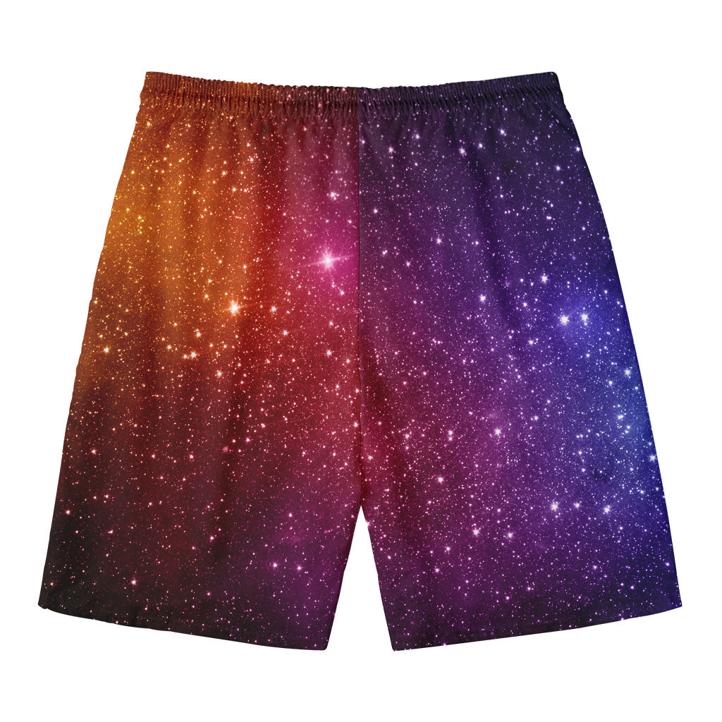 Colorful Stardust Galaxy Space Print Men's Swim Trunks