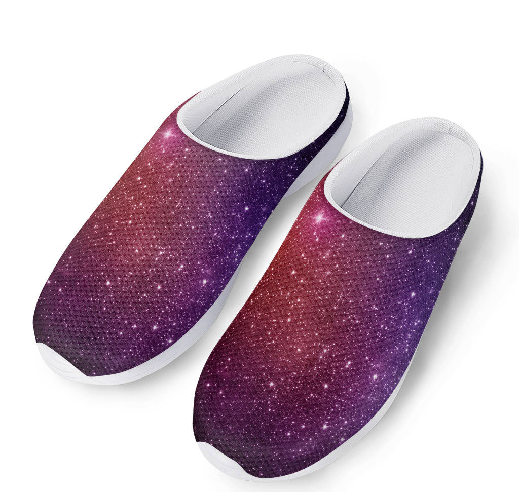 Colorful Stardust Galaxy Space Print Mesh Casual Shoes