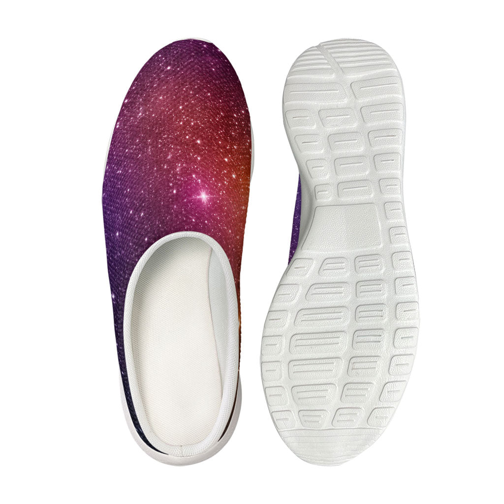 Colorful Stardust Galaxy Space Print Mesh Casual Shoes