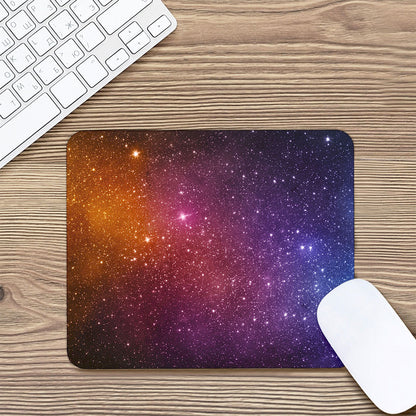 Colorful Stardust Galaxy Space Print Mouse Pad