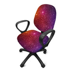 Colorful Stardust Galaxy Space Print Office Chair Cover