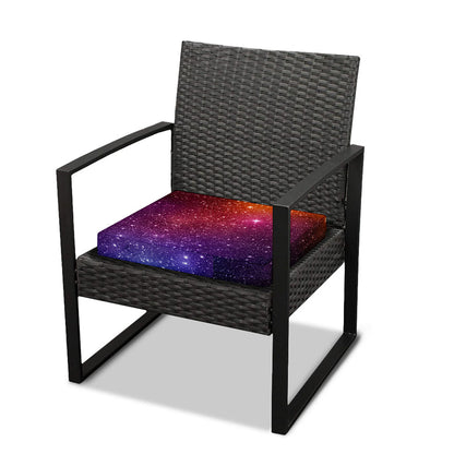 Colorful Stardust Galaxy Space Print Outdoor Seat Cushion Cover