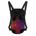 Colorful Stardust Galaxy Space Print Pet Carrier Backpack