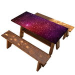 Colorful Stardust Galaxy Space Print Picnic Table Cover